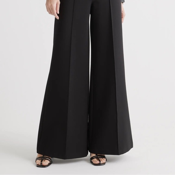Quince Pants Jumpsuits Quince Ultrastretch Ponte Super Wide Leg Quince Pants Jumpsuits Quince Ultrastretch Ponte Super Wide Leg